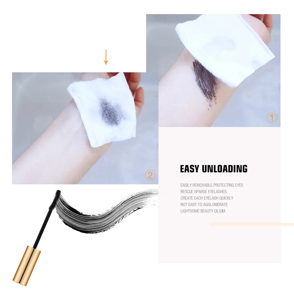 O.TWO.O 3D Gold Tube Mascara – Lengthening, Curling, and Waterproof for All-Day Glam