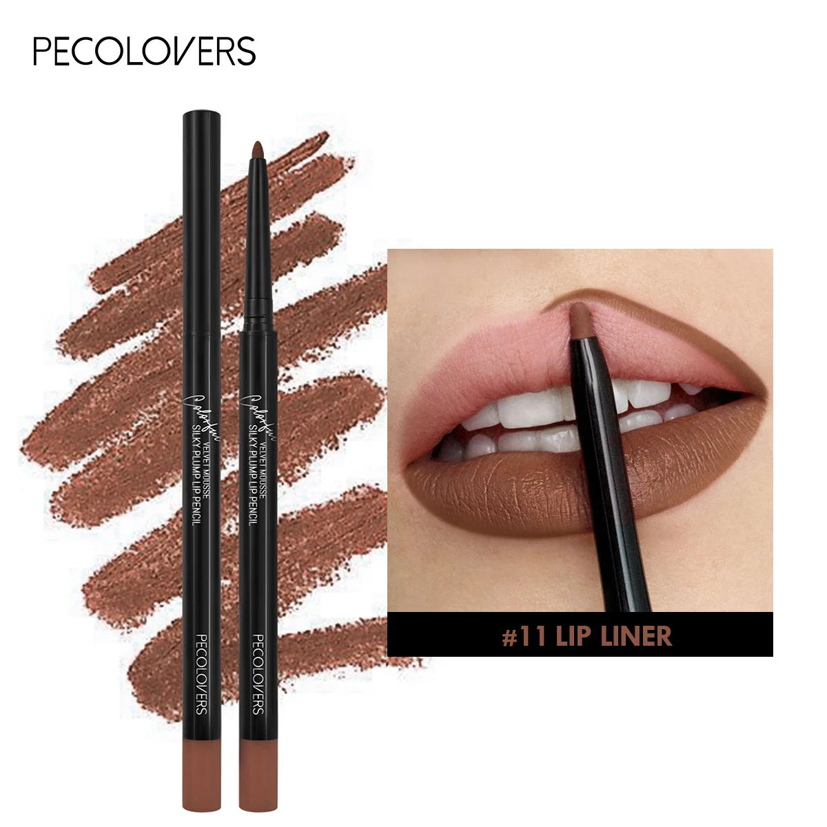 Waterproof Matte Lipliner Pencil – 12 Seductive Shades of Bold, Contoured Perfection That Stay All Day