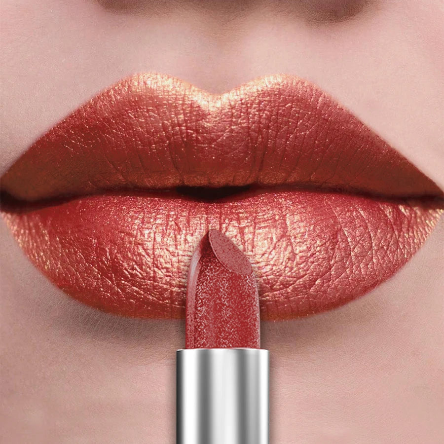 KAFURUX 21 Colors Bold & Intense Glitter Metallic Lipstick