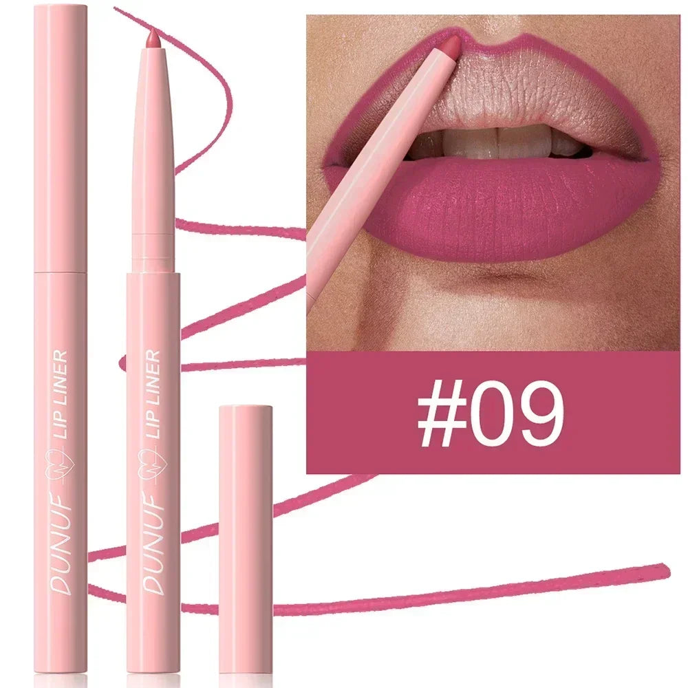 π Tapered Nib Lip Liner Pencil β Matte Red Brown Plumping Lip Stain, Lasting Waterproof Slim Lip Outline Contour Makeup βοΈ