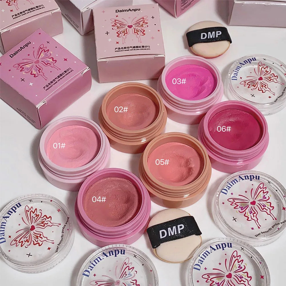 Airy Blush Clay Pigmented Powdery Cream Blusher DaimAnpu – Long-Lasting Matte Girlish Color for a Tender, Uplifting Look