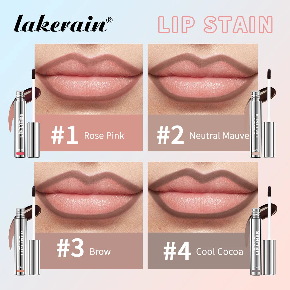4PCS Peel-Off Tattoo Lip Liner Set β Your Lips, Locked in All Day π
