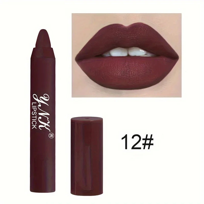 Nude Series Velvet Matte Lipstick Pencil β Waterproof, Long-Lasting, Non-Stick Cup Lip Tint Pen πβ¨