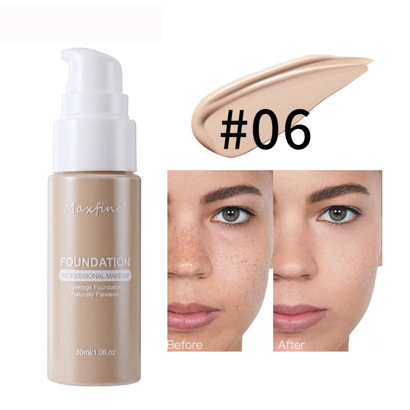 π§ MAXFINE Liquid Foundation β Flawless Coverage, Waterproof Power, and Professional Results in Every Drop