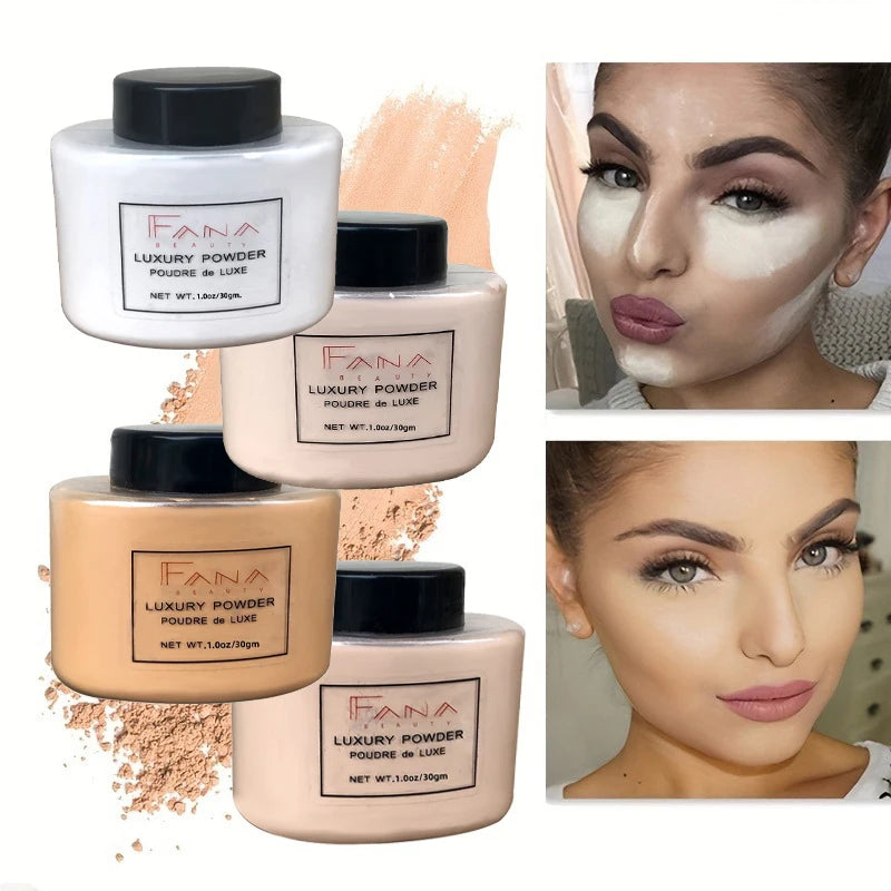 ⨠4-Color Luxury Loose Banana Powder ā Flawless Oil-Control Setting Powder for Radiant, Photo-Ready Skin