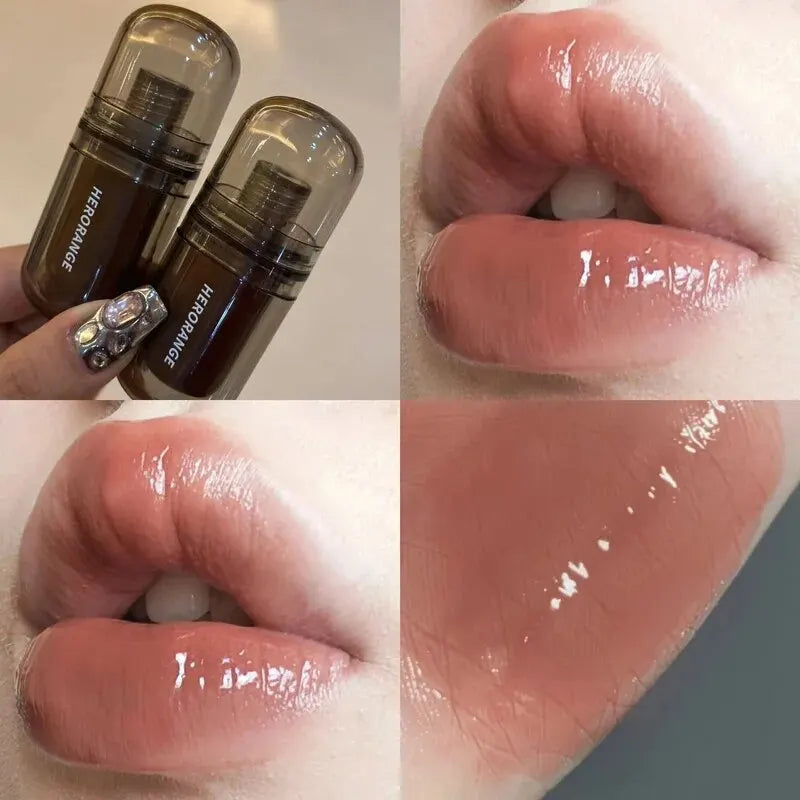 ❄️ HERORANGE HR564 Enveloping Ice Night Mirror Lip Glaze