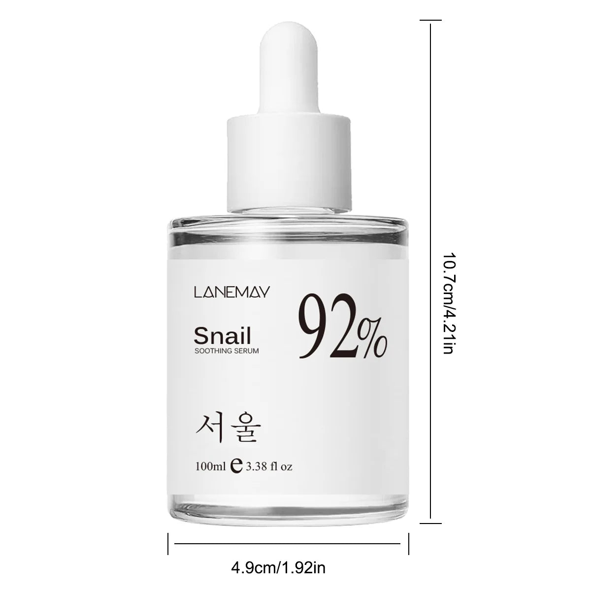 ✨ 92% Snail Essence Hydrating Facial Serum – Multi-Action Formula for Deep Moisture, Skin Repair & Radiant Glow | 100ml