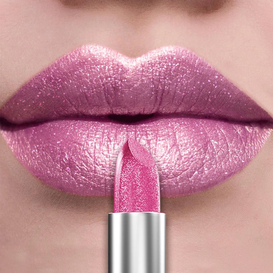 KAFURUX 21 Colors Bold & Intense Glitter Metallic Lipstick