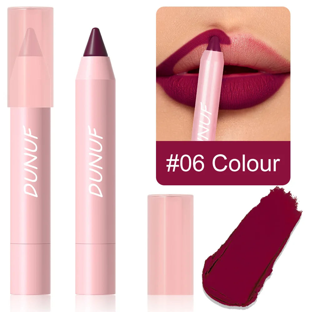 π DUNUF 18-Color Lipstick Pencil β Define. Enhance. Seduce. π