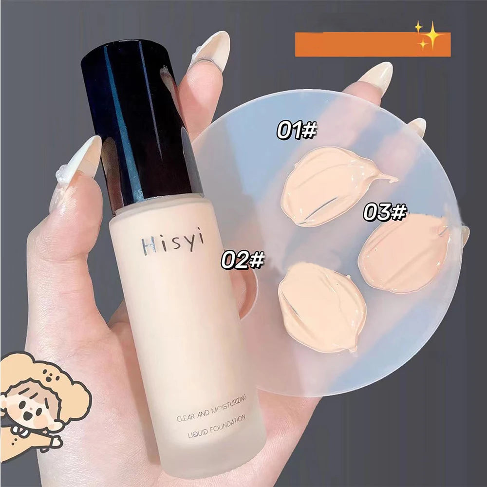 ✨ Flawless Finish Liquid Foundation – Conceal Blemishes, Even Skin Tone, & Glow Naturally
