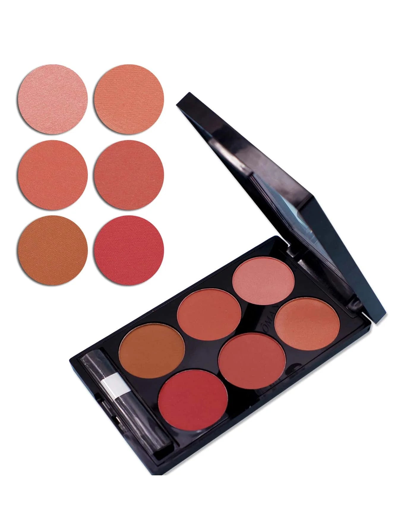 6-Color Blush & Contour Palette β Matte & Pearlescent Powder Makeup for a Sculpted, Radiant Look