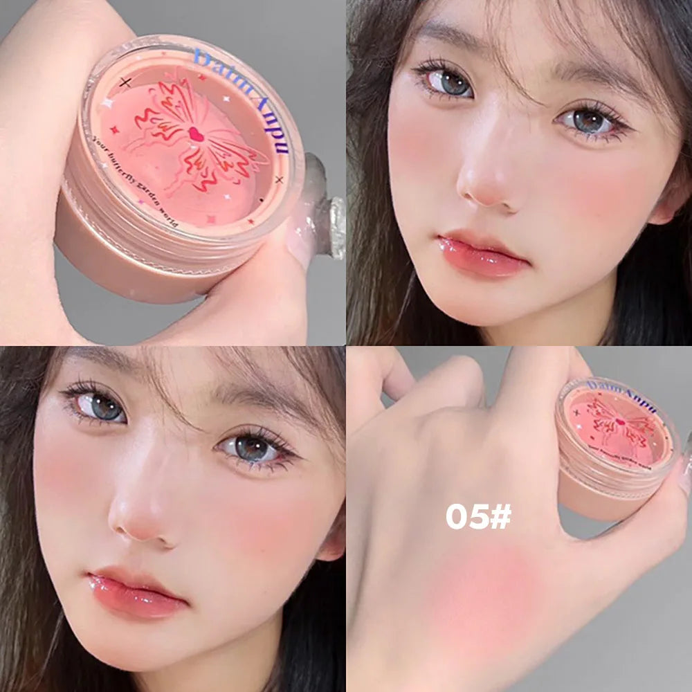 Airy Blush Clay Pigmented Powdery Cream Blusher DaimAnpu – Long-Lasting Matte Girlish Color for a Tender, Uplifting Look