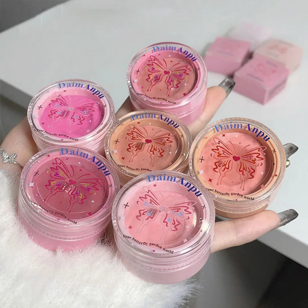 Airy Blush Clay Pigmented Powdery Cream Blusher DaimAnpu – Long-Lasting Matte Girlish Color for a Tender, Uplifting Look