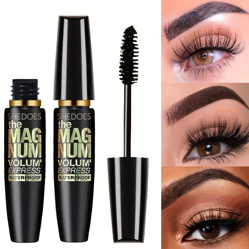 Instant Lash Lift: 4D Black Mascara for Thick, Long, Curled Lashes That Command Attention