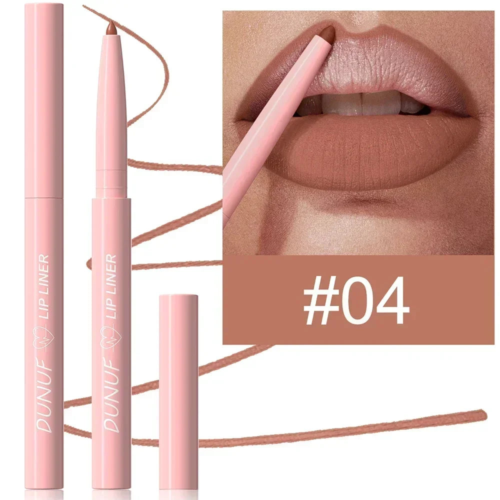 π Tapered Nib Lip Liner Pencil β Matte Red Brown Plumping Lip Stain, Lasting Waterproof Slim Lip Outline Contour Makeup βοΈ