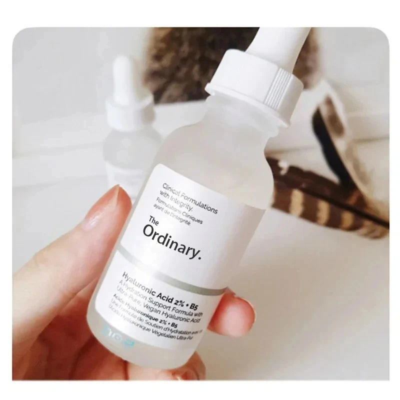 💧 2% Hyaluronic Acid + B5 Serum – Deep Hydration & Nourishment for Dry, Dull Skin | Multi-Effect Facial Essence for Firming, Oil Control & Glow | 30ml