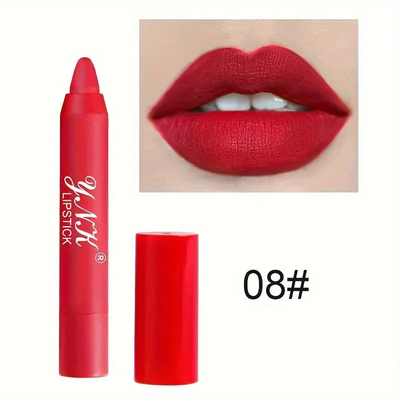 Nude Series Velvet Matte Lipstick Pencil β Waterproof, Long-Lasting, Non-Stick Cup Lip Tint Pen πβ¨