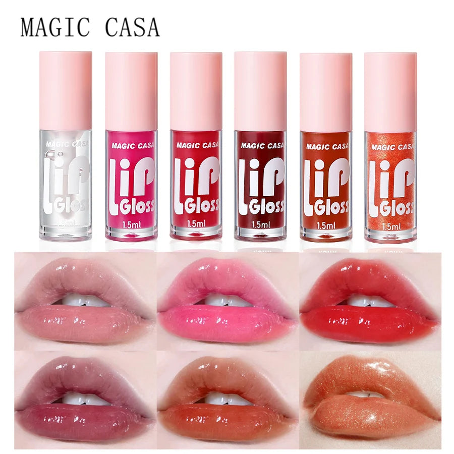 ⨠MAGIC CASA 6pcs Hydrating Jelly Lip Oil Set ā Your Secret to Smooth, Shimmering Lips! š§š