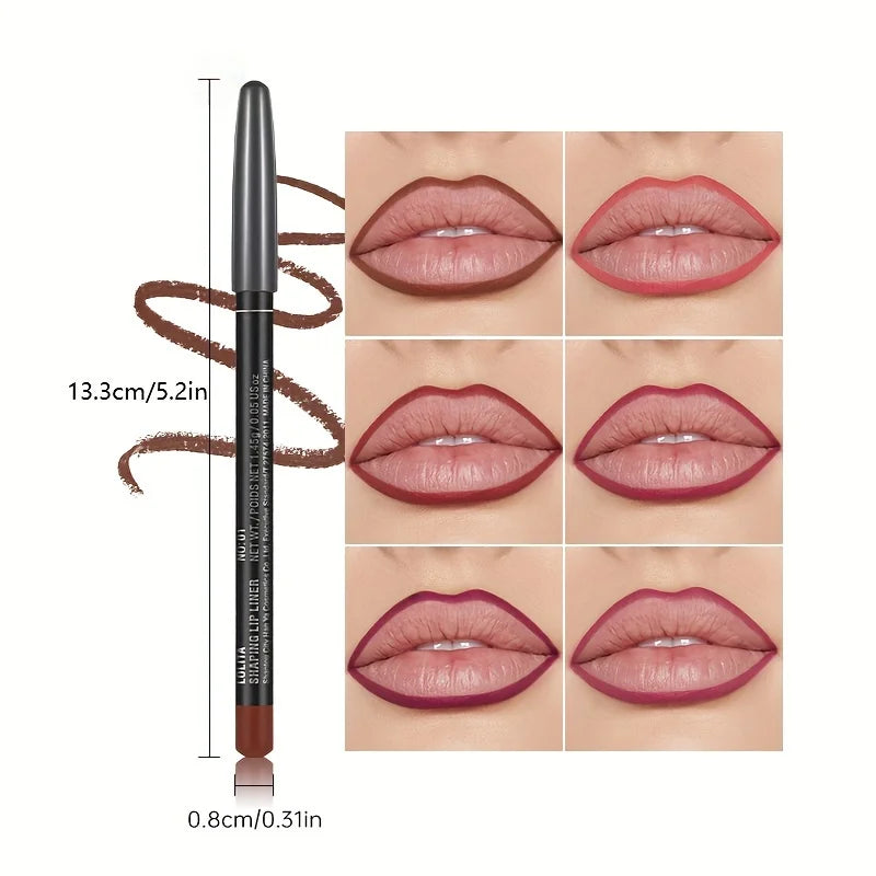 Luxury Matte Lip Liner – Long-Lasting, Smooth Application for Perfect Outline & Filling | Sculpted Lips That Command Attention