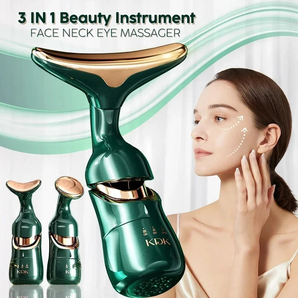 ✨ 3-in-1 Face & Neck Sculpting Massager – Lift, Tighten, Rejuvenate Your Skin in Minutes a Day!