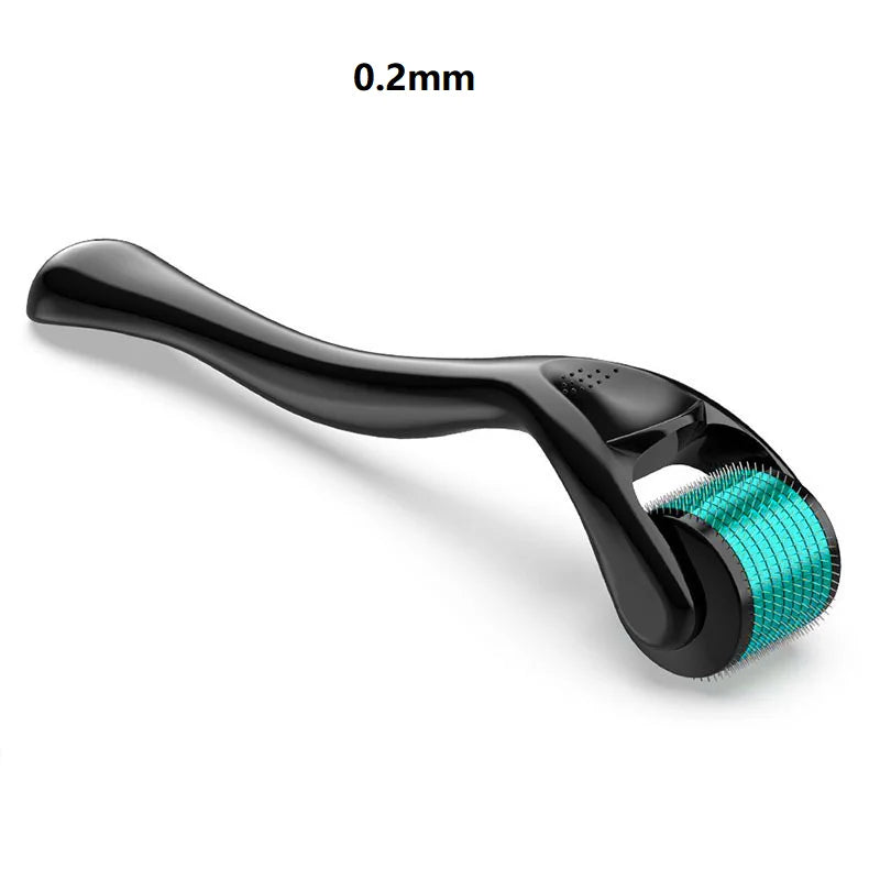 Premium 540 Needle Derma Roller for Face & Beard (0.2mm / 0.25mm / 0.3mm)