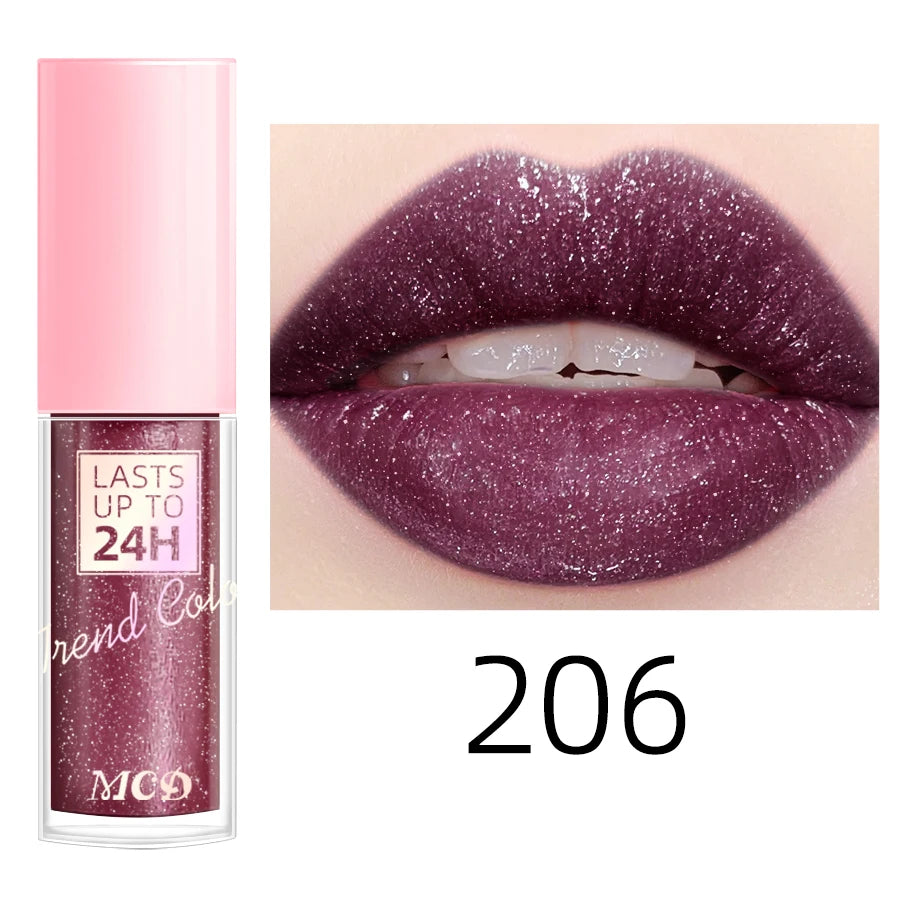 ✨ 18 Colors Glitter Lip Glaze — Shine Bright & Stay Hydrated All Day! 💄💧
