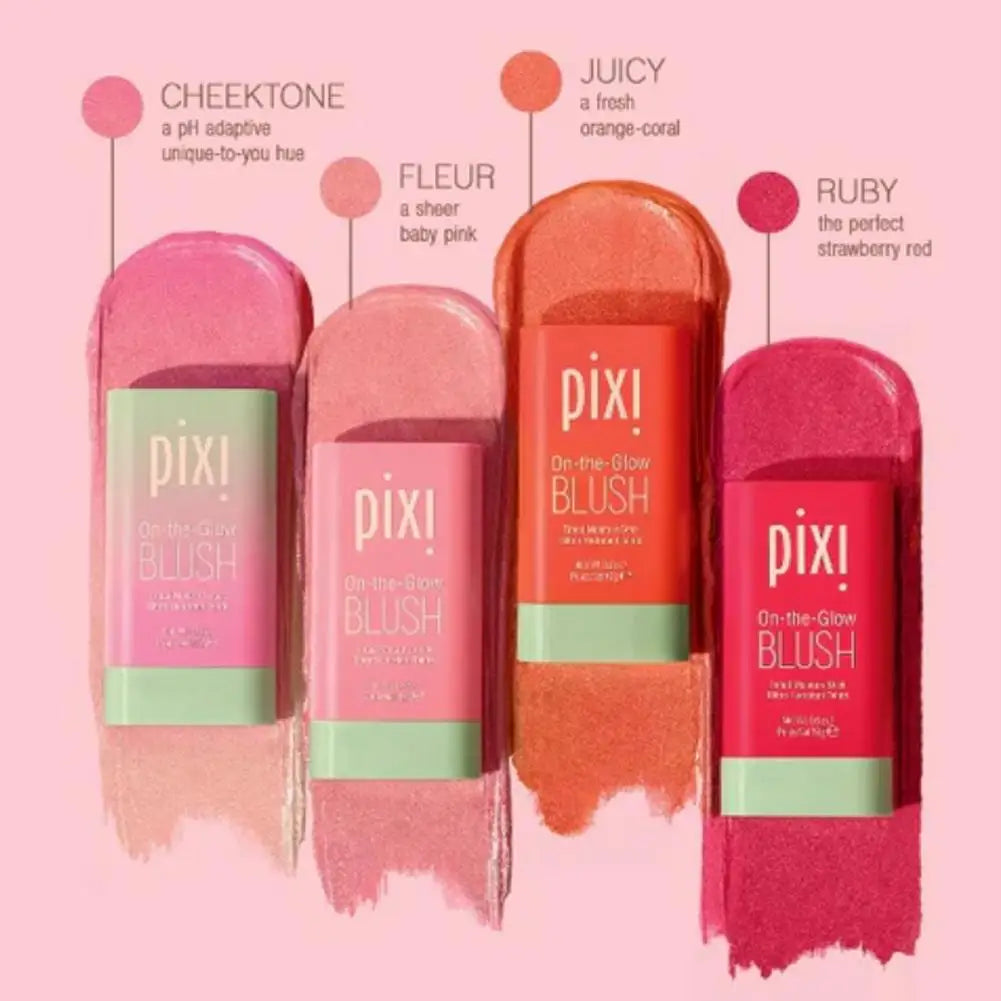 Pixi 3-in-1 Blush Stick โ Creamy Waterproof Tint for Cheeks, Lips & Eyes