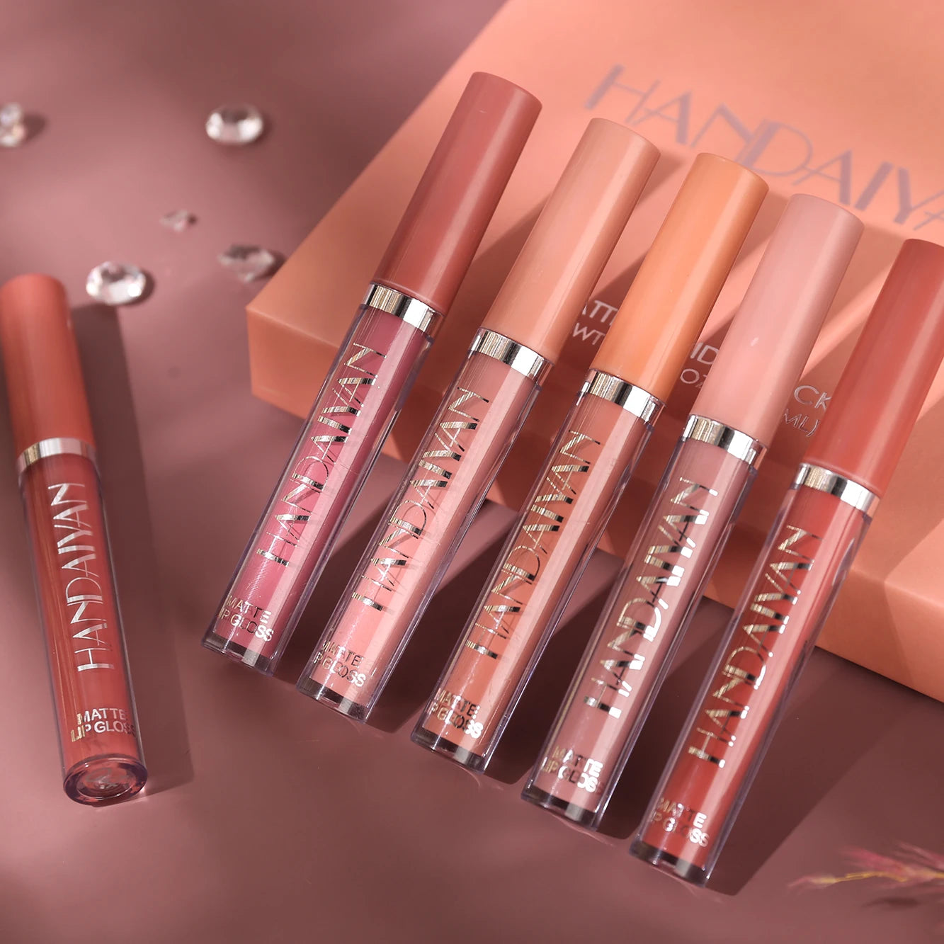 π HANDAIYAN 6-Piece Matte Lip Gloss Gift Set β The Ultimate Power Collection π