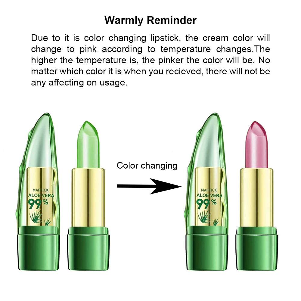 💚 MAFFICK Aloe Vera Lipstick – Nature’s Kiss for Your Lips 💋