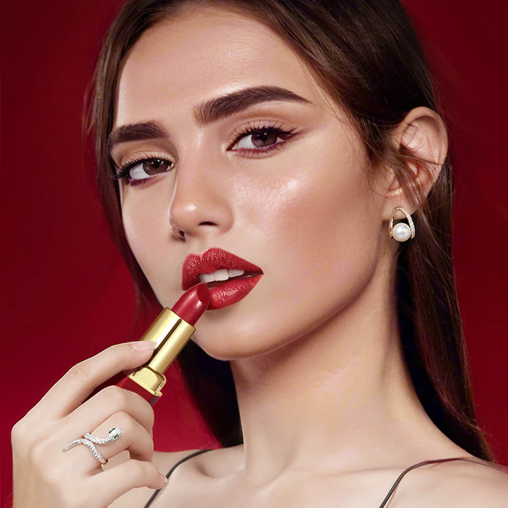 6PCS Gold Bar Lipstick Set – Drape Your Lips in Luxury 💋✨