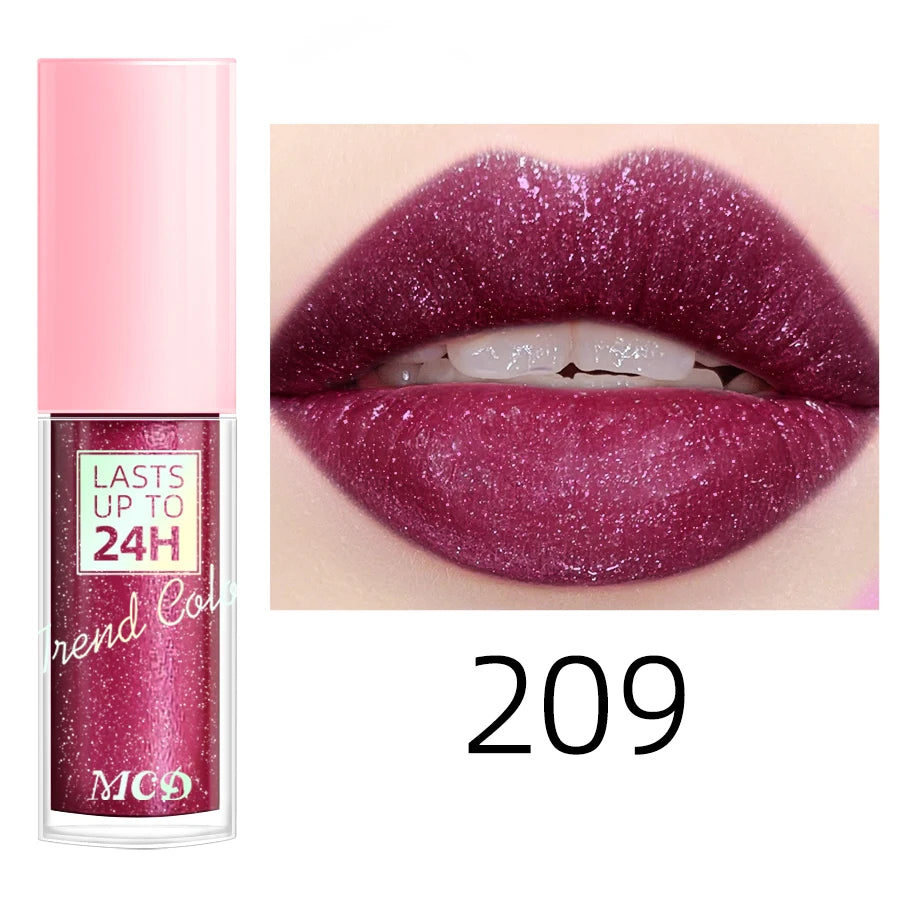 ✨ 18 Colors Glitter Lip Glaze — Shine Bright & Stay Hydrated All Day! 💄💧