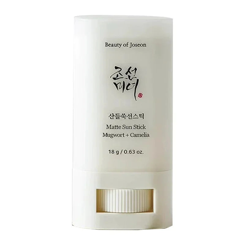 Beauty of Joseon Matte Solid UV Protector Solar Sun Stick with Mugwort Blend & Camelia, SPF50 PA++++, 18g Korean Facial Sunscreen for Sensitive Skin, Oil-Free, Hydrating, Nourishing, Soothing, Pore Control, Radiant Finish