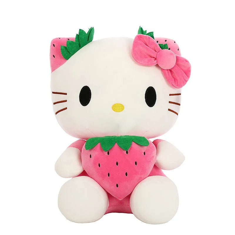22–45cm Kawaii Hello Kitty Plush – Soft Stuffed Animal Pillow Toy for Kids, Girls, and Collectors