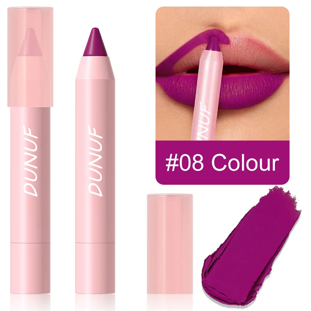 π DUNUF 18-Color Lipstick Pencil β Define. Enhance. Seduce. π