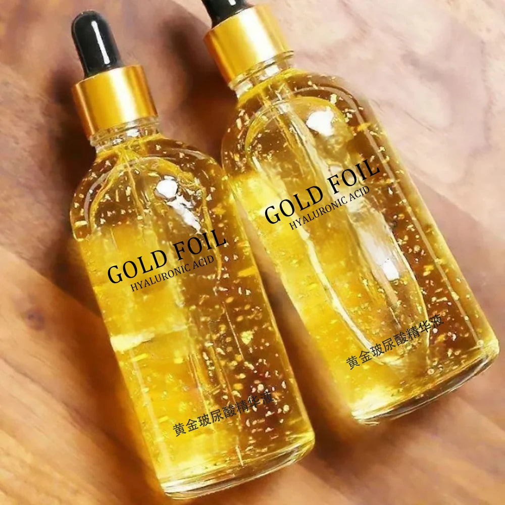 💫 24K Gold Collagen Face Serum – Hyaluronic Acid + Niacinamide | Lifting, Firming, Whitening & Anti-Aging Elixir | 100ml