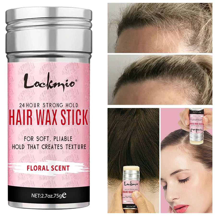 ✨ LOCKMIO Professional Styling Wax Stick – Instantly Smooth Flyaways, Slay Edges & Control Frizz | Flawless Finish for Natural Hair & Wigs