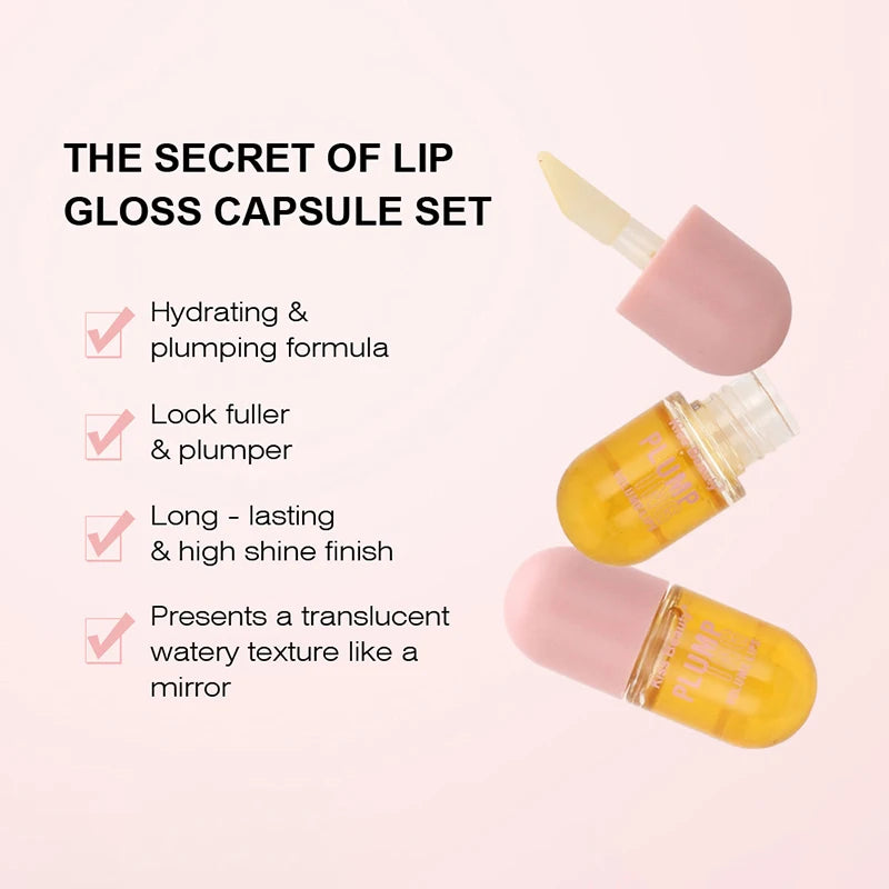 π Long Lasting Lip Plumper Oil β Instant Volumising Lip Serum with Collagen for Sexy, Full Lips β¨ Lipgloss Volume Enhancer π