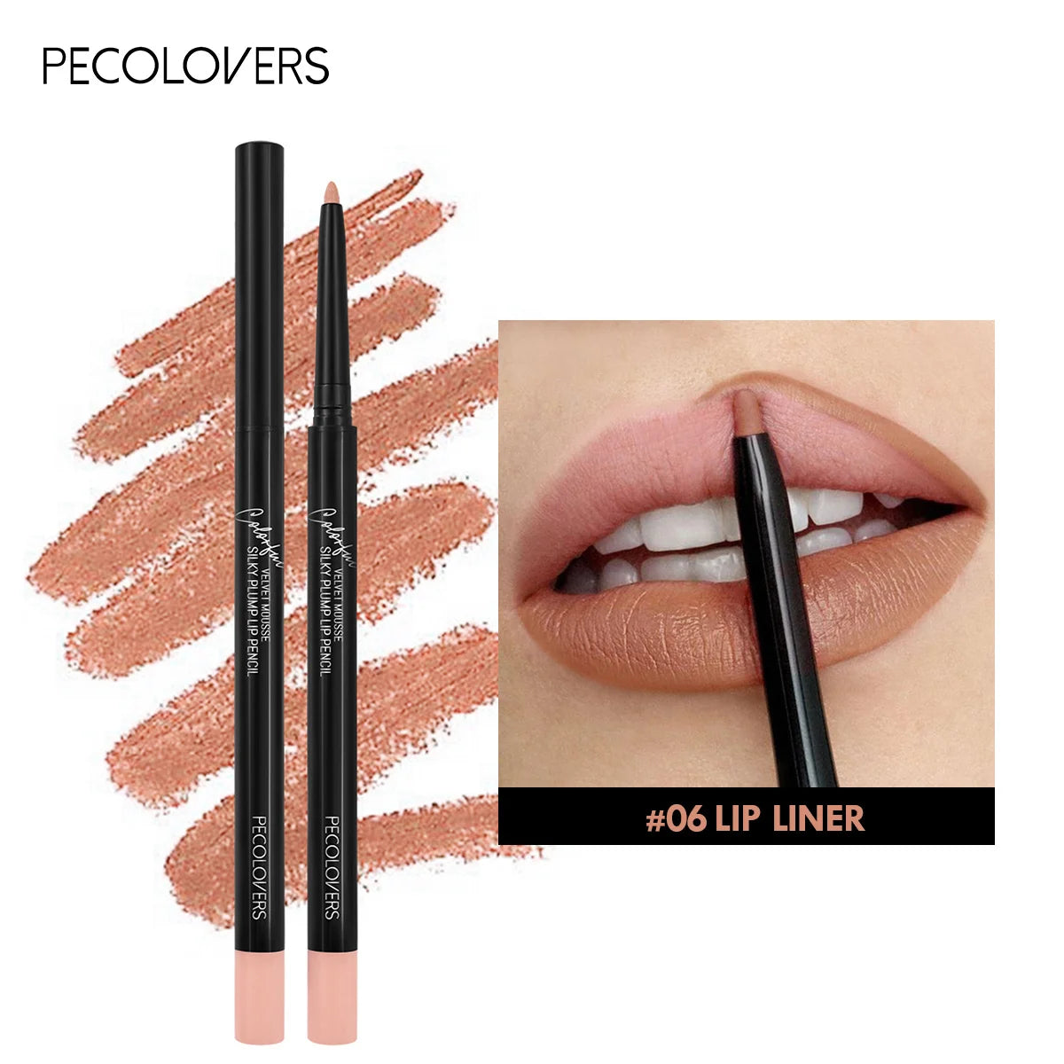 Waterproof Matte Lipliner Pencil – 12 Seductive Shades of Bold, Contoured Perfection That Stay All Day