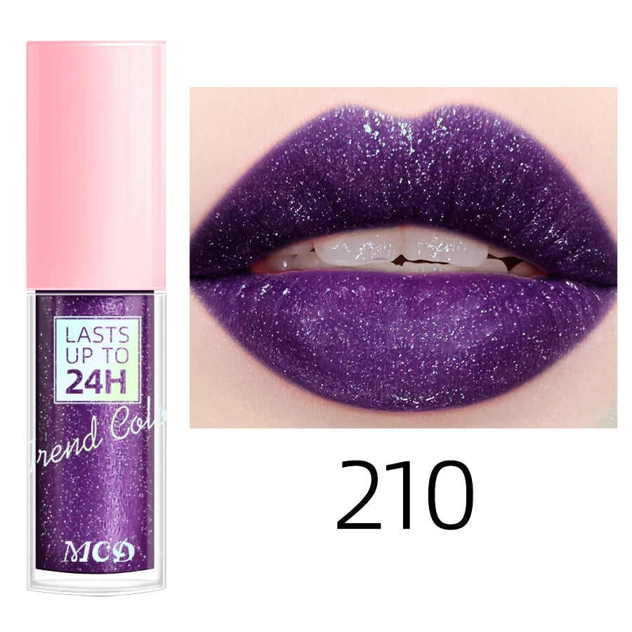✨ 18 Colors Glitter Lip Glaze — Shine Bright & Stay Hydrated All Day! 💄💧