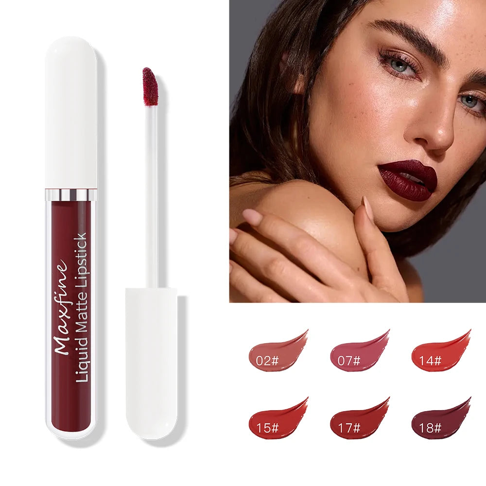 Matte Liquid Lipstick Waterproof Sexy Velvet Lip Glaze β Long-Lasting Moisturizing Lipstick πβ¨