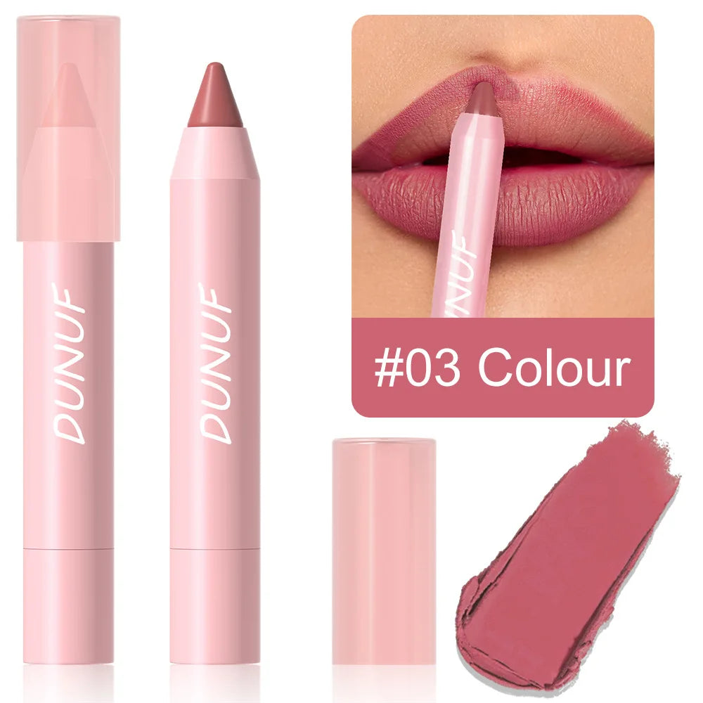 π DUNUF 18-Color Lipstick Pencil β Define. Enhance. Seduce. π