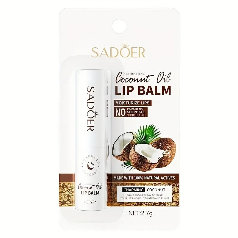 Coconut Lip Balm – Lasting Nourishment and Moisture for Men and Women – Daily Care Lip Balm