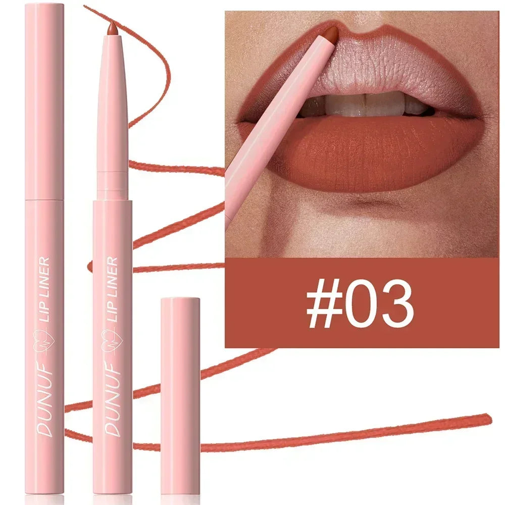 π Tapered Nib Lip Liner Pencil β Matte Red Brown Plumping Lip Stain, Lasting Waterproof Slim Lip Outline Contour Makeup βοΈ