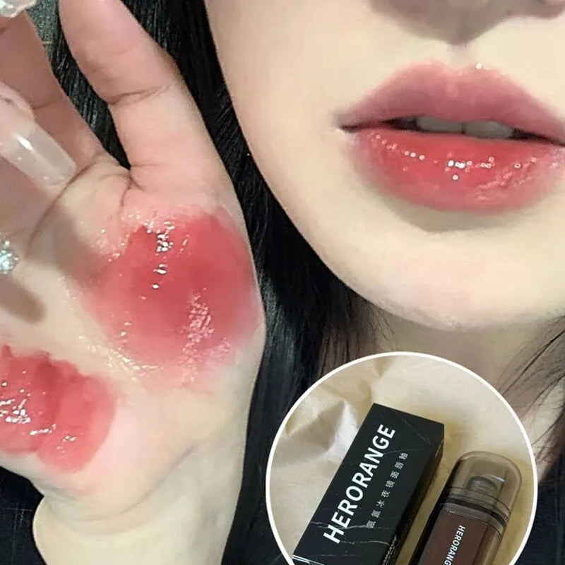 ❄️ HERORANGE HR564 Enveloping Ice Night Mirror Lip Glaze