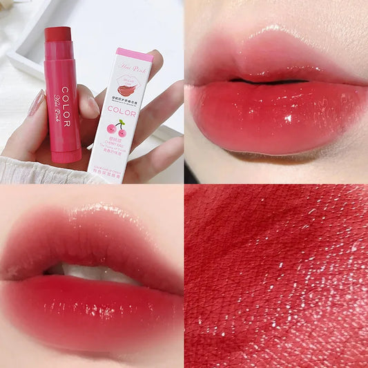Colored Moisturizing Lip Balm – Nourishing Lipstick for Hydration, Smoothing Lip Lines & Preventing Dryness