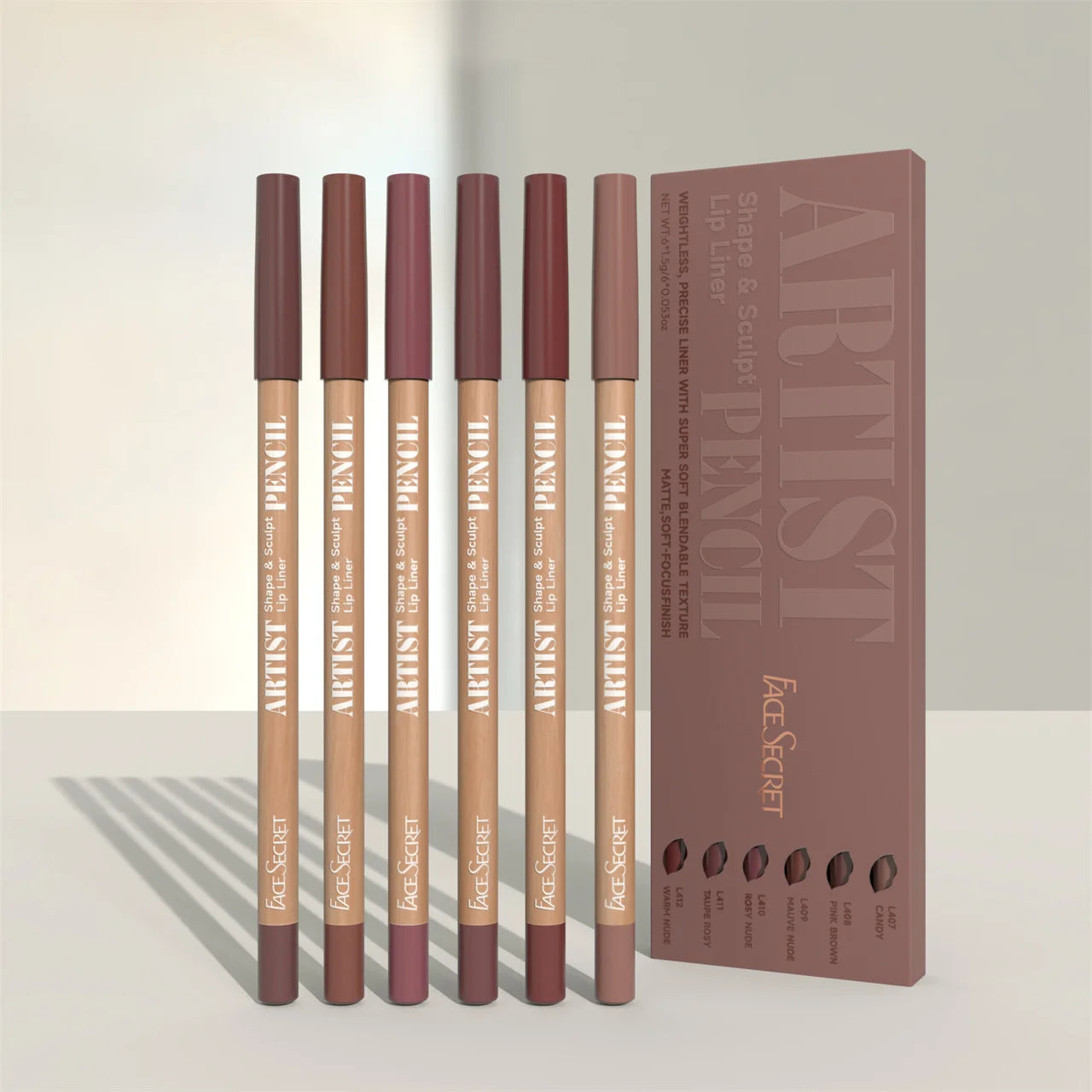 Face Secret Artist Shape Sculpt Lip Liner Pencil – The Power to Sculpt, Define, and Seduce in One Stroke