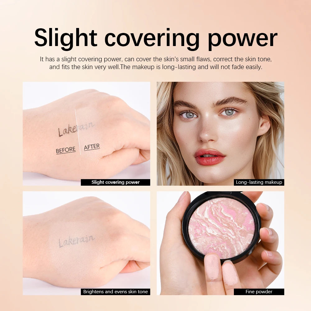 π Matte Face Foundation & Bronzer Compact β Long-Lasting, Oil Control, Color-Correcting & Sculpting Powder for Flawless All-Day Coverage