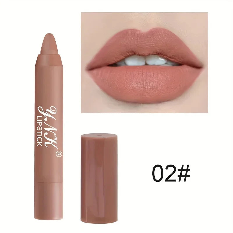 Nude Series Velvet Matte Lipstick Pencil β Waterproof, Long-Lasting, Non-Stick Cup Lip Tint Pen πβ¨