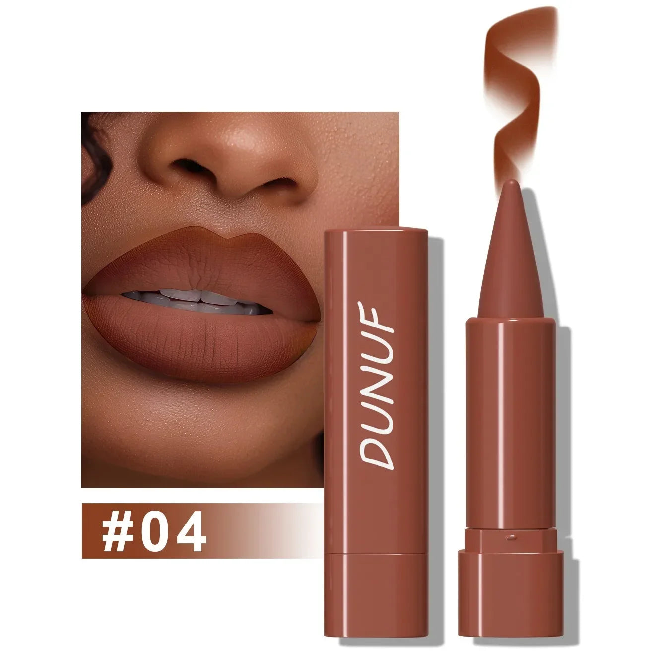 Tapered Gradient Lip Liner Matte Black Brown Velvet Lipstick Waterproof Non-Sticky Contouring Tint Lipliner Crayon Lip Makeup