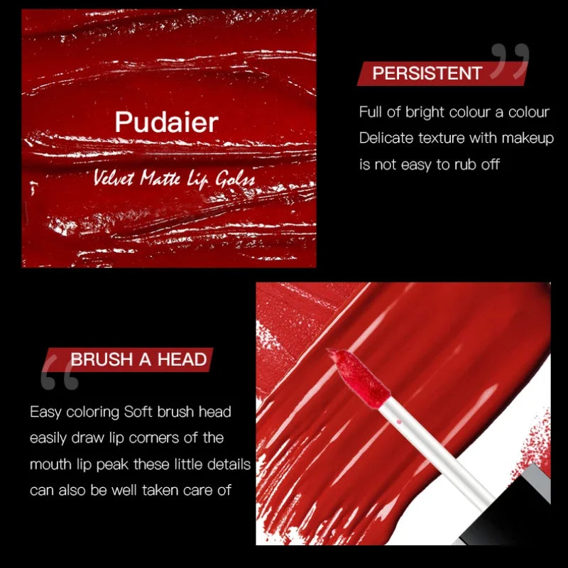 π Best Lip Makeup 17 Color Sexy Matte Long-Lasting Lipgloss Liquid Lipstick Lip Cream β Unleash Your Boldest, Most Irresistible Lips! π